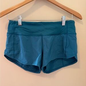 lululemon athletica Teal Speed Shorts